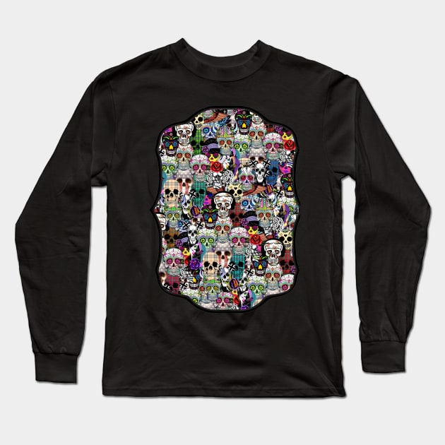 skull Long Sleeve T-Shirt by MARK ASHKENAZI